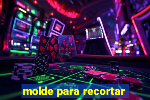 molde para recortar